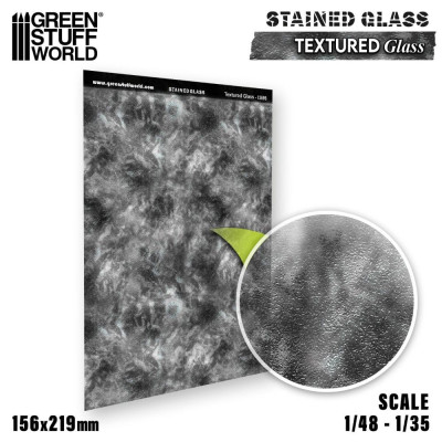 Ólomüveg textúrájú zöld cucc világ