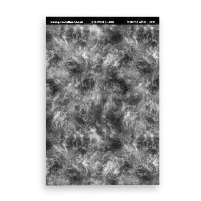 Ólomüveg textúrájú zöld cucc világ