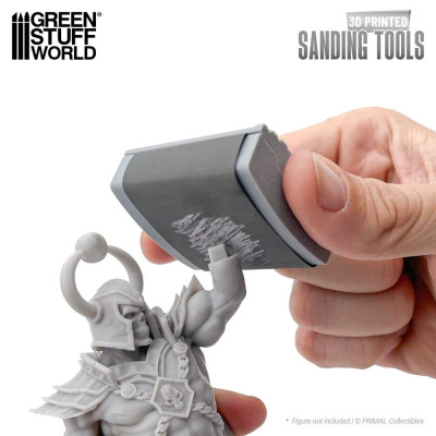 Csiszolópapír tartó - lapos Green Stuff World