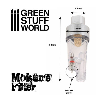 Airbrush nedvesség 1/8 légszűrő