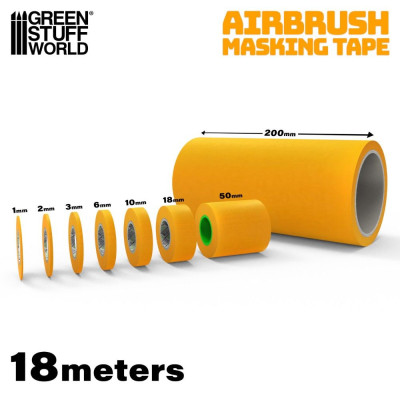 Maszkolószalag 1 mm × 18 m Green Stuff World