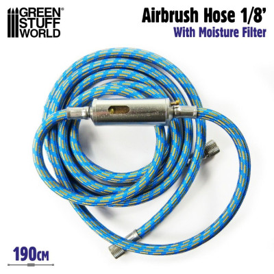 Airbrush tömlő nedvességszűrővel 1,8 m G1/8