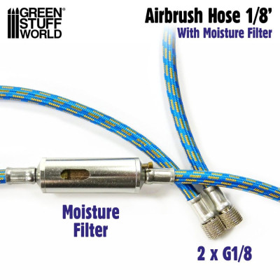 Airbrush tömlő nedvességszűrővel 1,8 m G1/8