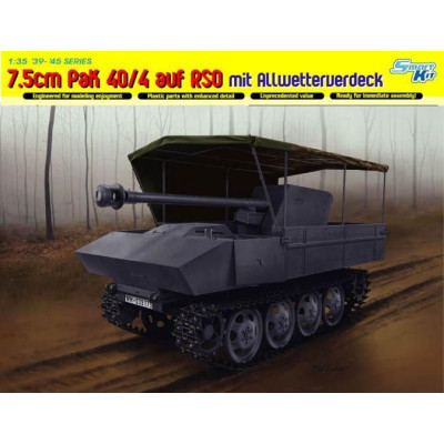 Model Kit military 6679 - 7.5cm PaK 40/4 auf RSO mit Allwetterverdeck (1:35)