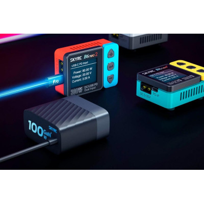 SKY RC B6 neo 2 nabíječ 300W (červená/modrá)