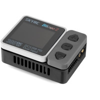 Nagy teljesítményű, zsebben hordható mikroprocesszoros gyorstöltő balanszerrel 1-15 elemhez. NiCd/NiMH, 1-6 elem. LiPo/Li-ion/LiFe/LiHV, 6/12V Pb áram 0,1-10A (max. 300W). Kisütési áram 0,1-2A (max. 24W). Tápegység 10-28 V vagy 12-20 V USB PD3.0/QC. Belső ellenállásmérés, 5-27V/1-15A stabilizált forrás üzemmódban.