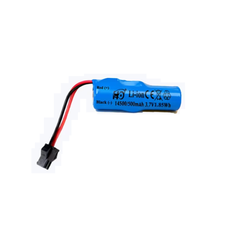 3,7 V-os 500 mAh-s akkumulátor RC autóhoz | SM-2P Li-ion