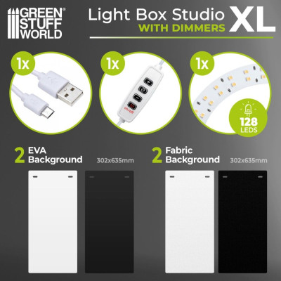 Studio XL világítódoboz 31×31×30 cm (LED)