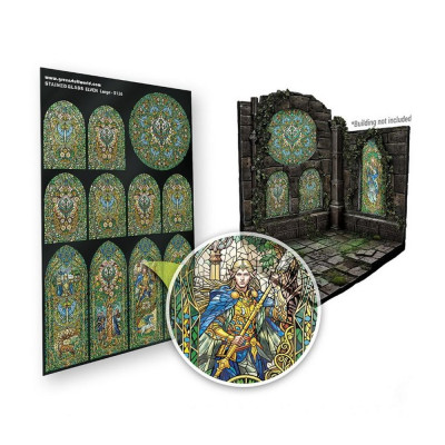 Ólomüveg manó nagy 150×220 mm Green Stuff World