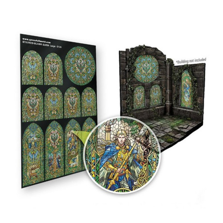 Ólomüveg manó nagy 150×220 mm Green Stuff World