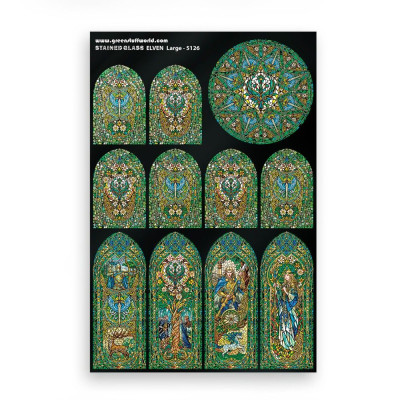 Ólomüveg manó nagy 150×220 mm Green Stuff World