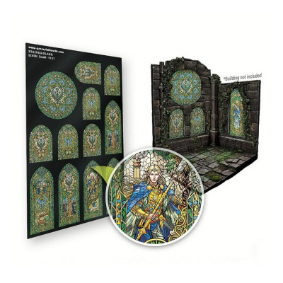 Ólomüveg manó, kicsi, 150×220 mm, Green Stuff World