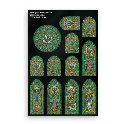 Ólomüveg manó, kicsi, 150×220 mm, Green Stuff World