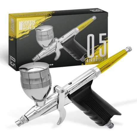 0,5 mm-es légpisztoly cserélhető tartályokkal