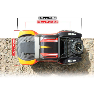 Vyper SC Turbo 1/16 4WD 2S Brushless - Červený