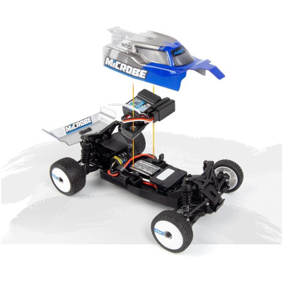 Maverick Microbe 1/24th Buggy - Modrá