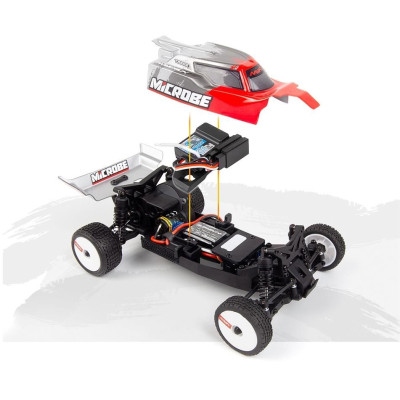 Maverick Microbe 1/24th Buggy - Červená