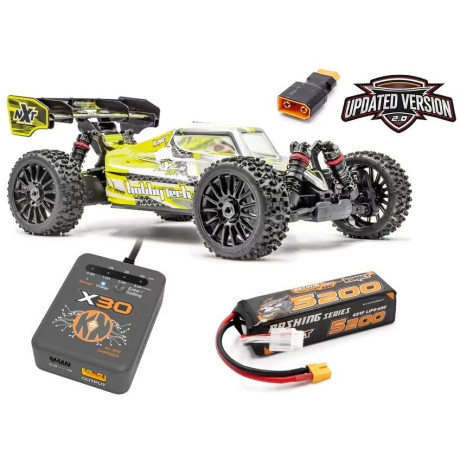Spirit NXT EVO RR 2.0 Brushless buggy - žlutá (vč. LiPo a nabíječe)