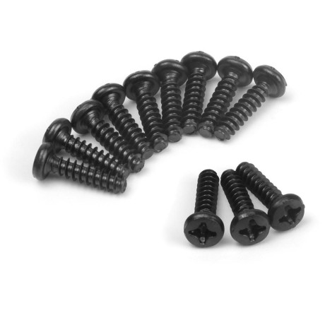 Önmetsző csavarok lapos fejjel PBHO 3x12mm (12 db.)