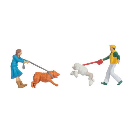 NOCH Vicces jelenetek Kutyatalálkozó H0 1:87