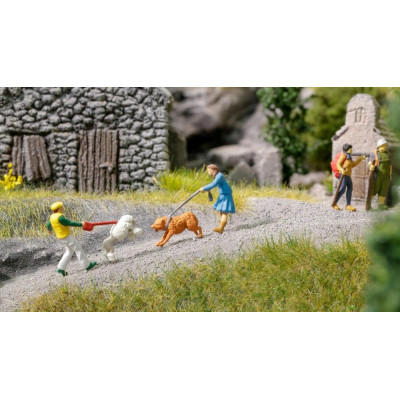 NOCH Vicces jelenetek Kutyatalálkozó H0 1:87