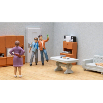 NOCH Vicces jelenetek Alkoholisták H0 1:87