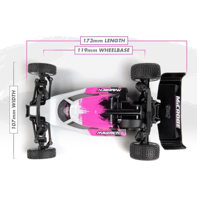 Maverick Microbe 1/24th Buggy - Růžová