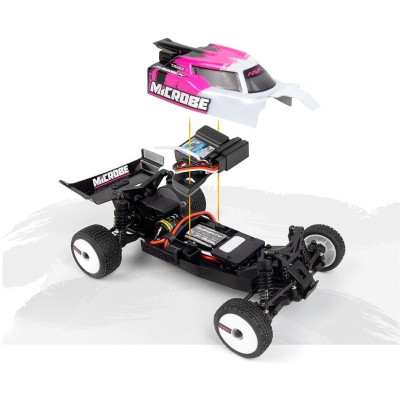 Maverick Microbe 1/24th Buggy - Růžová