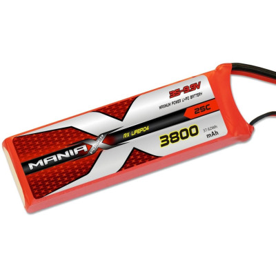 ManiaX LiFe 9.9V 3800mAh 25C