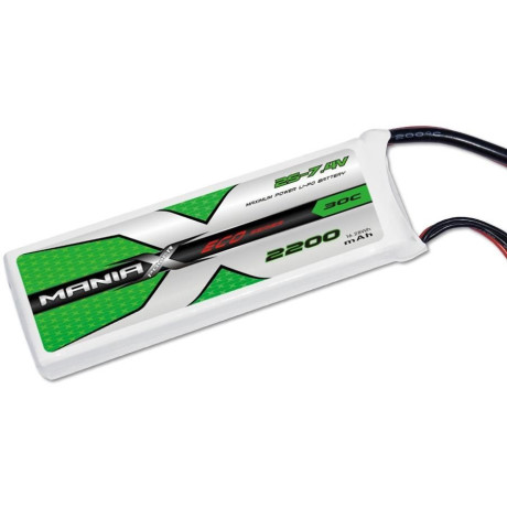 ManiaX Lipol 7.4V 2200mAh 30C RX