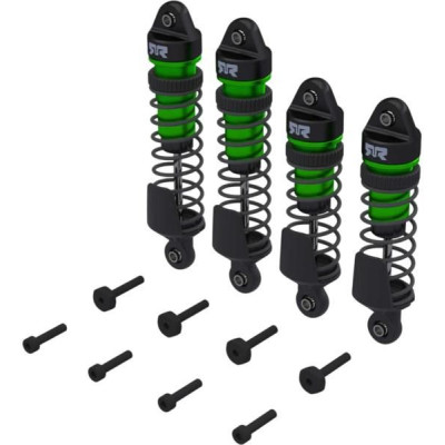 Arrma lengéscsillapító komplett első/hátsó zöld (4): Mini Kraton