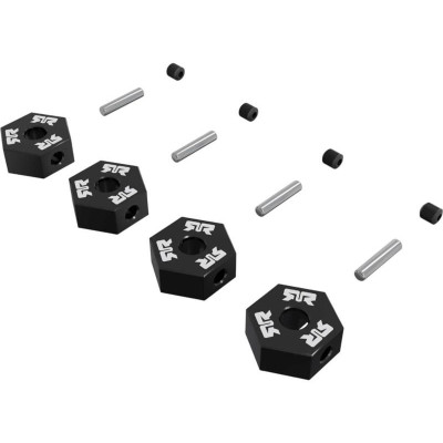 Arrma keréktartó hatszögletű 12mm, fekete (4)