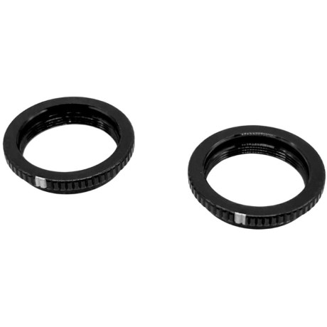Kroužky pro nastavení předpětí pružin 1/10 BBS tlumičů černé (13mm) (2 ks)