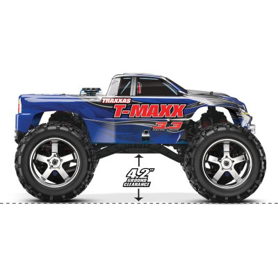 Traxxas Nitro T-Maxx 3.3 1:8 Bluetooth RTR modrý