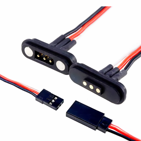 RTLECS Mágneses Csatlakozó FUT (Apa/Anya) | RC Tápcsatlakozó