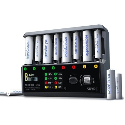 SKY RC NC3000 Octa nabíječ 8x AA/AAA čl. NiMH/NiCd