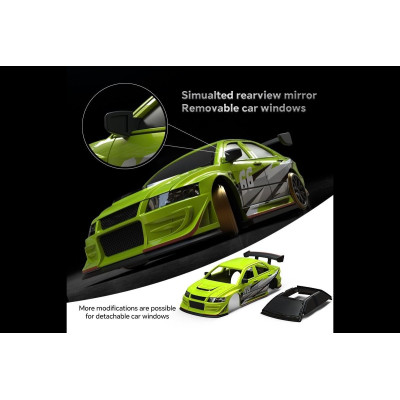 1/76 C66 DRIFT RC Car RTR (zelená)