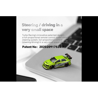 1/76 C66 DRIFT RC Car RTR (zelená)