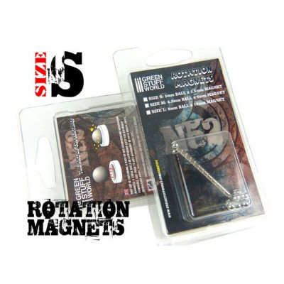 S méretű forgómágnesek – mágneses modelltartó