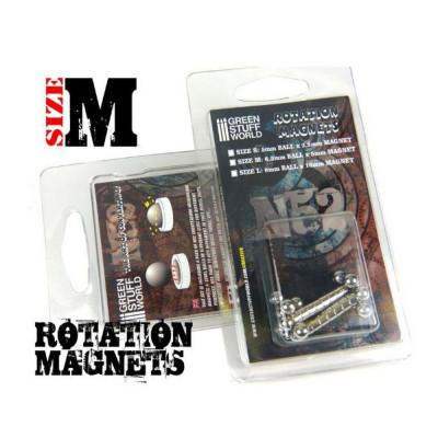 M méretű forgómágnesek – mágneses modelltartó