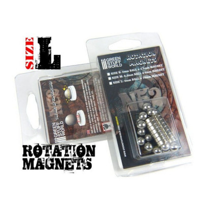 L méretű forgómágnesek – erős mágneses modelltartó