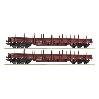 ROCO 6600186 Gólyalábas kocsik Res ZSSK Cargo H0