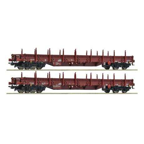 ROCO 6600186 Gólyalábas kocsik Res ZSSK Cargo H0