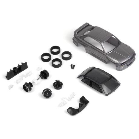 Nano-TTR 1989 BMW M3 E30 Ravaglia - ezüst - festett karosszéria