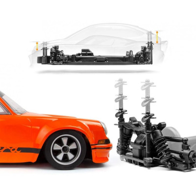 Sport 3 1973 Porsche Carrera RSR - Oranžová