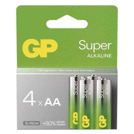 Alkáli elem GP Super LR6 (AA) 1.5V 4 db G-TECH | RCsvet.sk