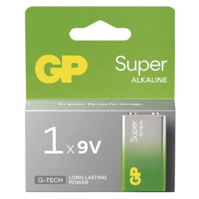 GP alkáli elem SUPER 9V (6LR61) G-TECH | RCsvet.sk