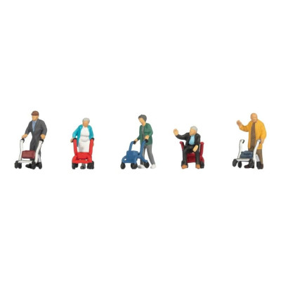 NOCH 15549 figurák - Idősek járókerettel H0 (1:87) | RCsvet