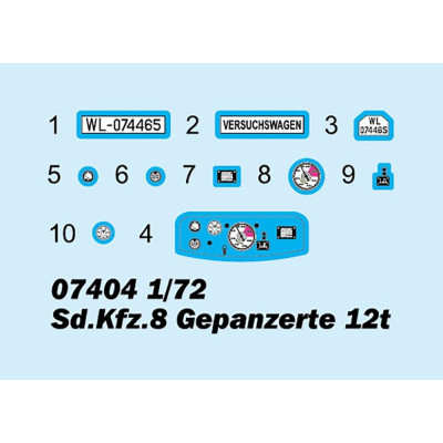 Trombita Sd.Kfz.8 Gepanzerte 12t 1/72 | RCsvet
