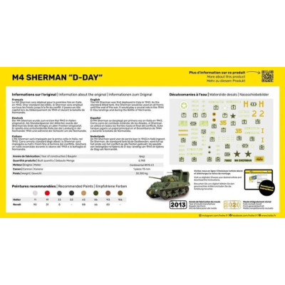 Heller STARTER KIT M4 Sherman D-Day 1:72 | RCsvet